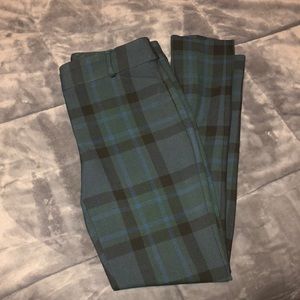 Loft plaid skinny pants